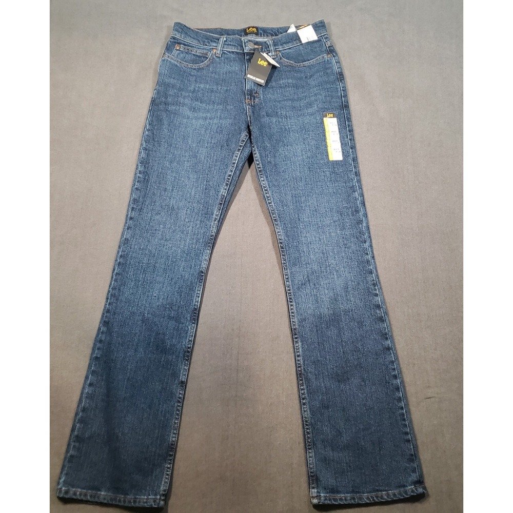 Lee Regular Bootcut Jeans Mens 30x34 Blue Infinite Stretch Denim 102025037